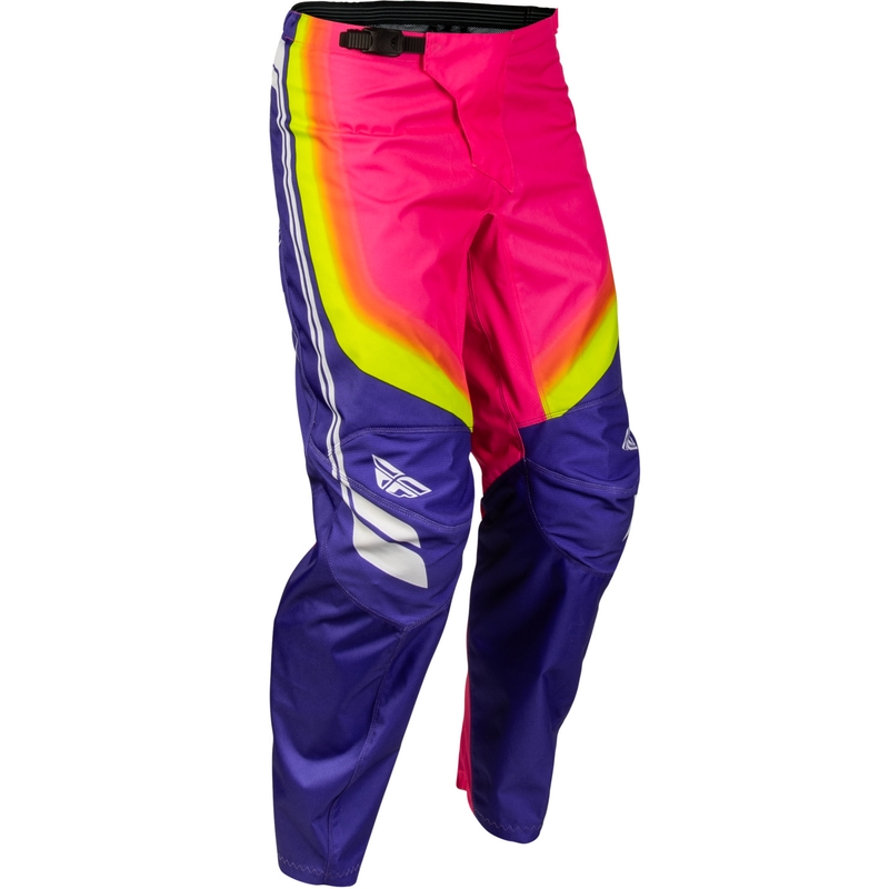 FLY Racing F-16 Raze motorcrossbroek paars-rood-geel