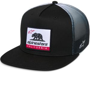 Alpinestars Cali Gradient Trucker Cap zwart-wit