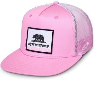 Alpinestars Cali Gradient Trucker Cap roze-wit