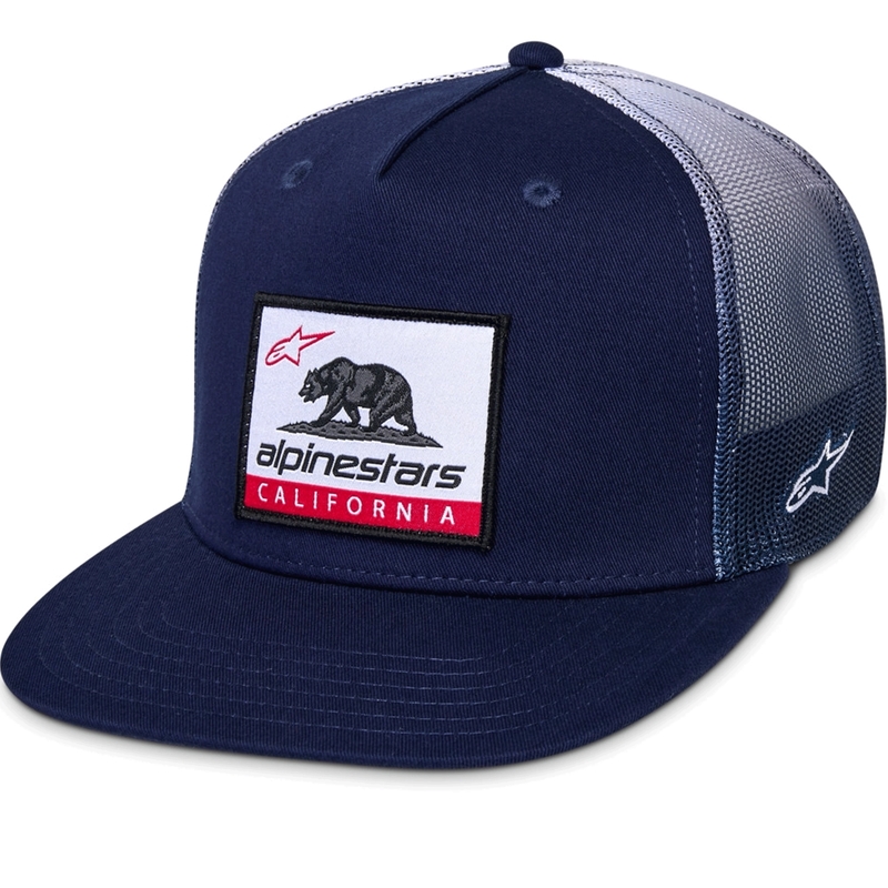 Alpinestars Cali Gradient Trucker Cap blauw-wit