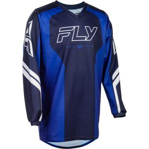 FLY Racing F-16 Raze kindermotocrossshirt blauw-blauw-wit