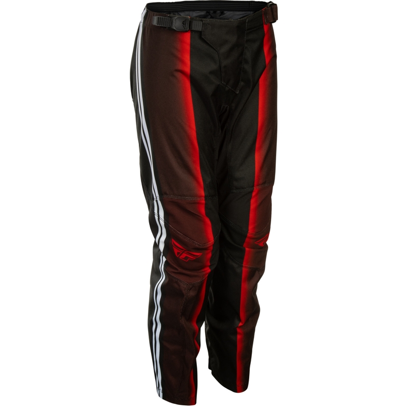 Motorcrossbroek voor kinderen FLY Racing F-16 Raze zwart-rood-wit