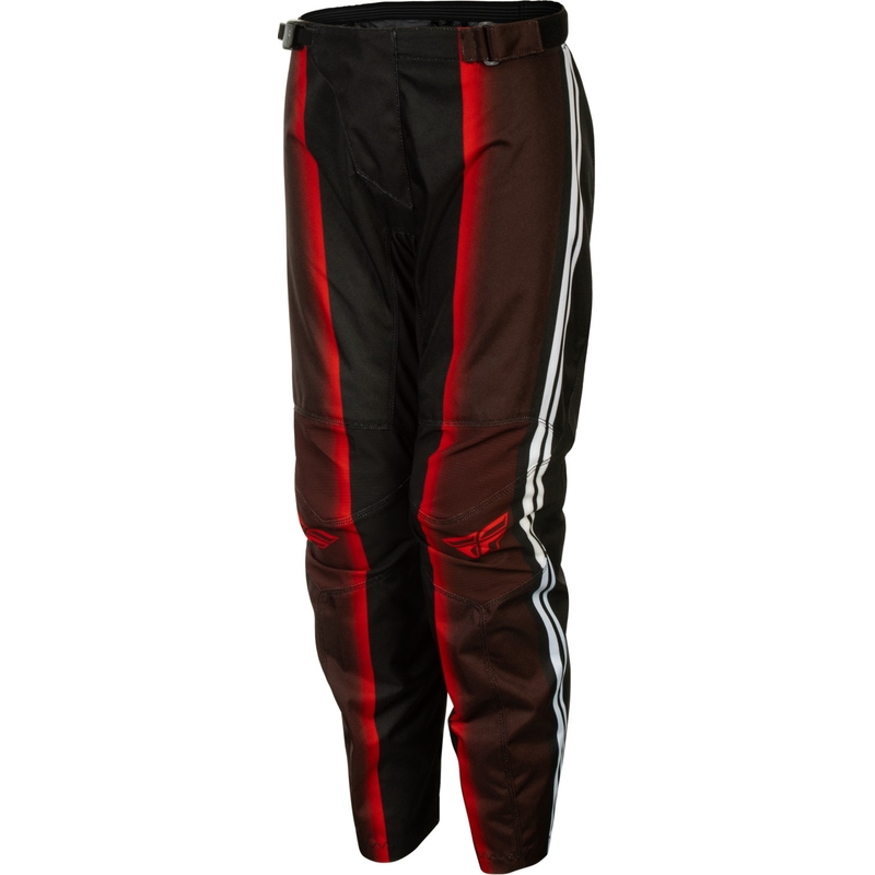 Motorcrossbroek voor kinderen FLY Racing F-16 Raze zwart-rood-wit