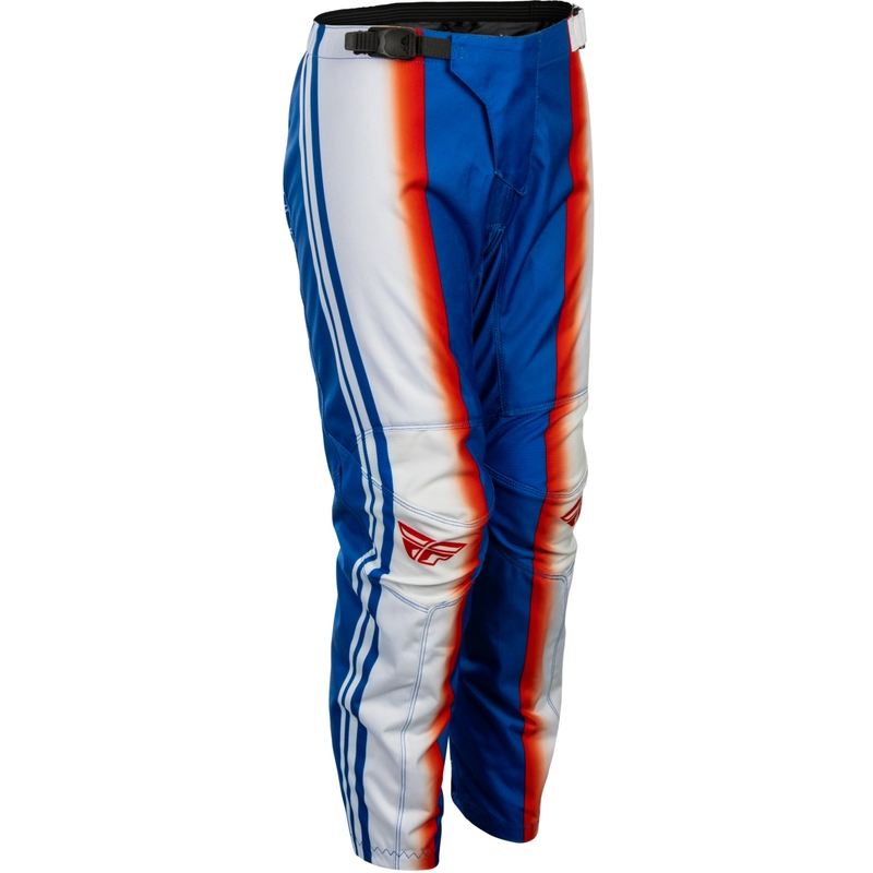 Motorcrossbroek voor kinderen FLY Racing F-16 Raze rood-wit-blauw