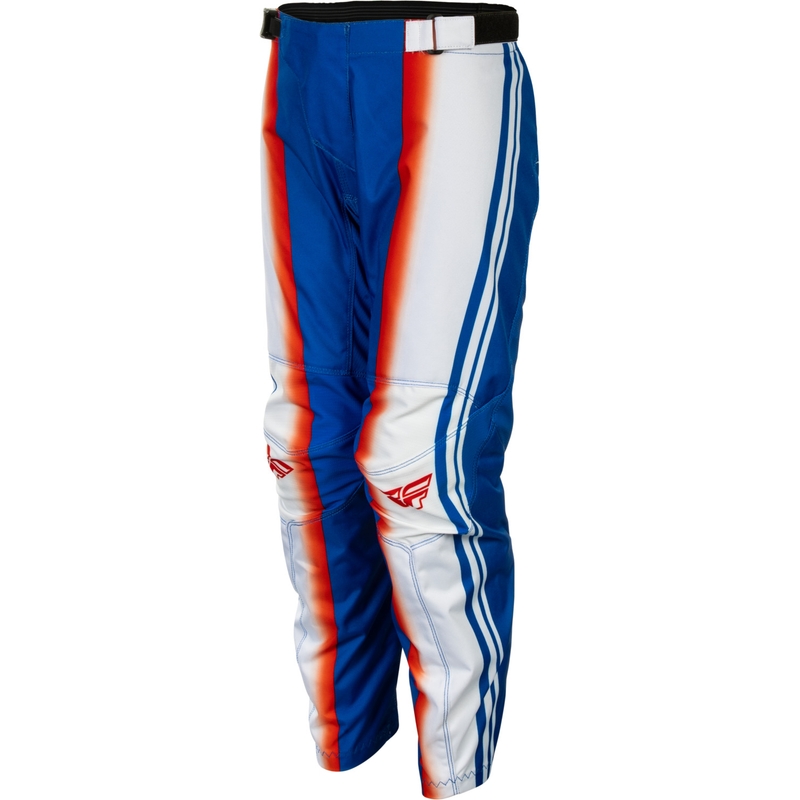 Motorcrossbroek voor kinderen FLY Racing F-16 Raze rood-wit-blauw