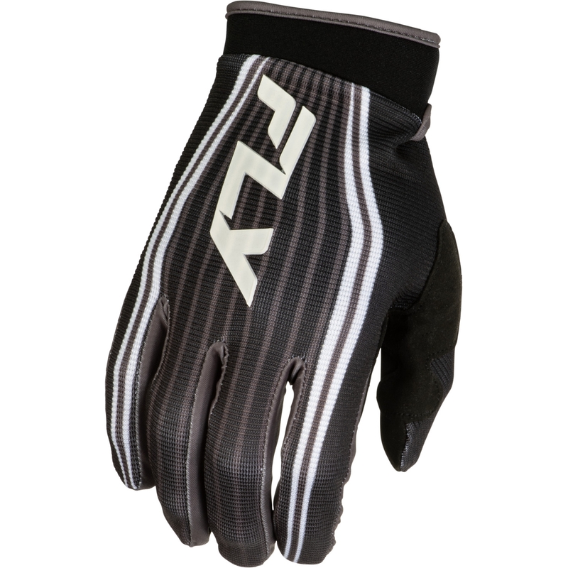 Motorcrosshandschoenen voor kinderen FLY Racing F-16 Lift wit-zwart