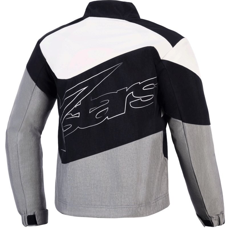 Alpinestars Stella Moshell motorjas voor dames, zwart-grijs-wit-roze