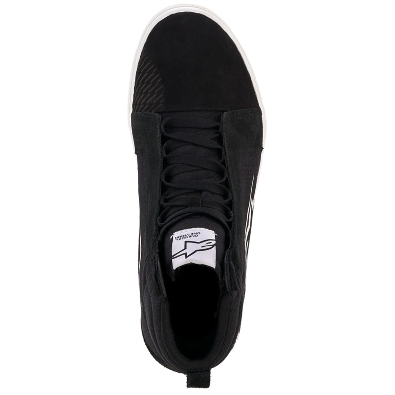 Alpinestars Ride-63 canvas motorlaarzen zwart-wit