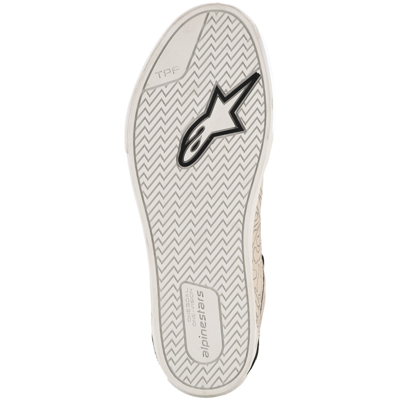 Alpinestars Ride-63 canvas motorlaarzen zwart-lichtgrijs-wit