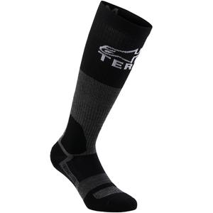 Alpinestars AT 8 Merino sokken grijs-zwart
