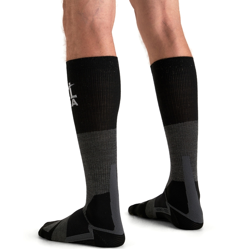 Alpinestars AT 8 Merino sokken grijs-zwart