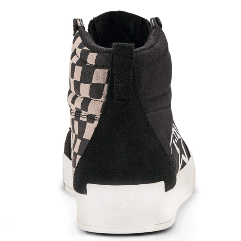 Alpinestars Ride-63 canvas motorlaarzen zwart-lichtgrijs