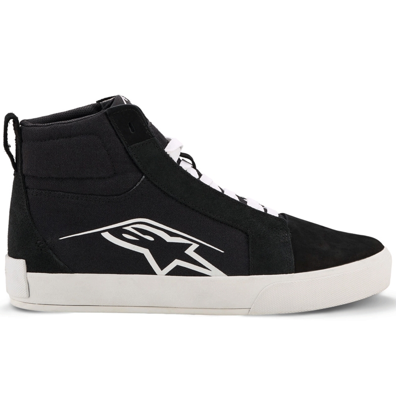 Alpinestars Ride-63 canvas motorlaarzen zwart-lichtgrijs