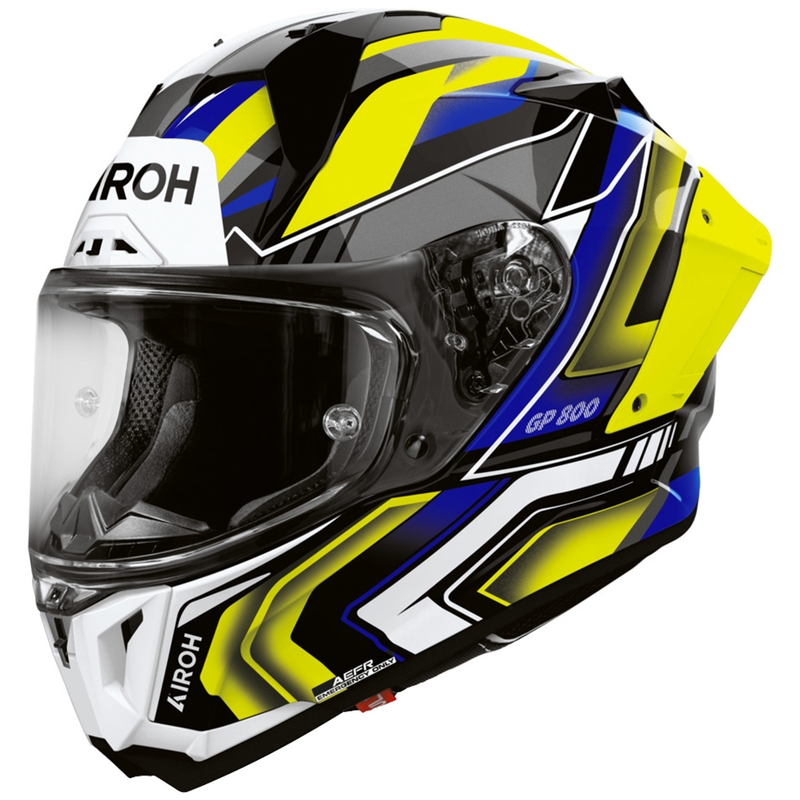 Airoh GP 800 Volt integraalhelm voor motorfietsen, matgeel