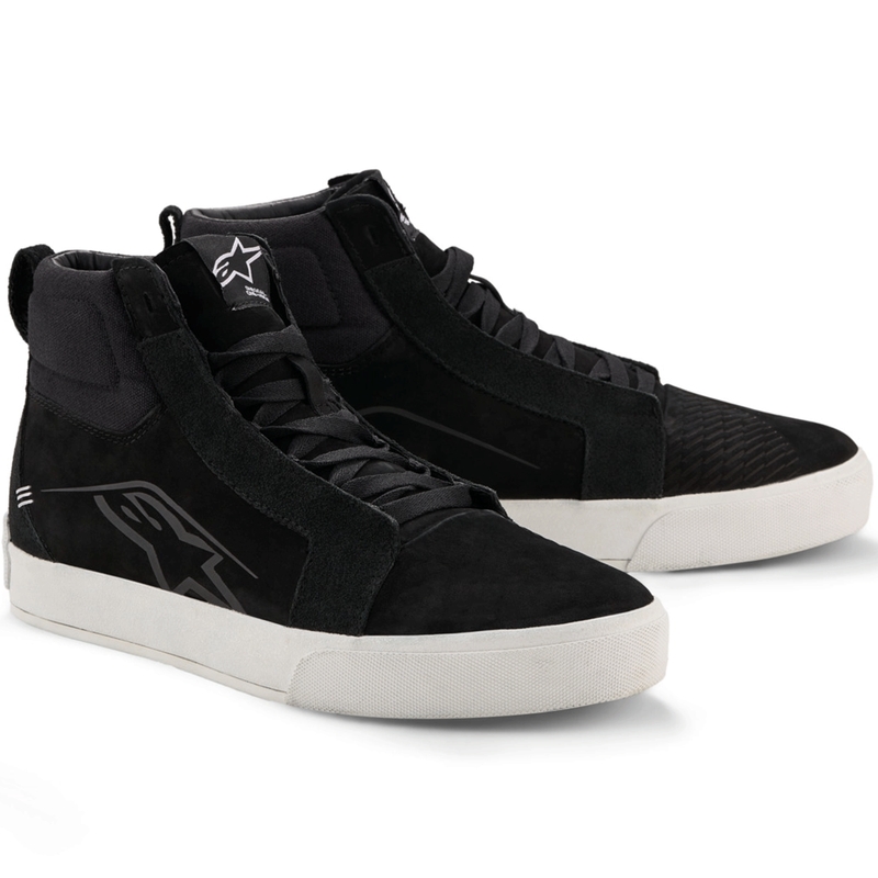 Alpinestars Ride-63 leren motorlaarzen zwart-wit