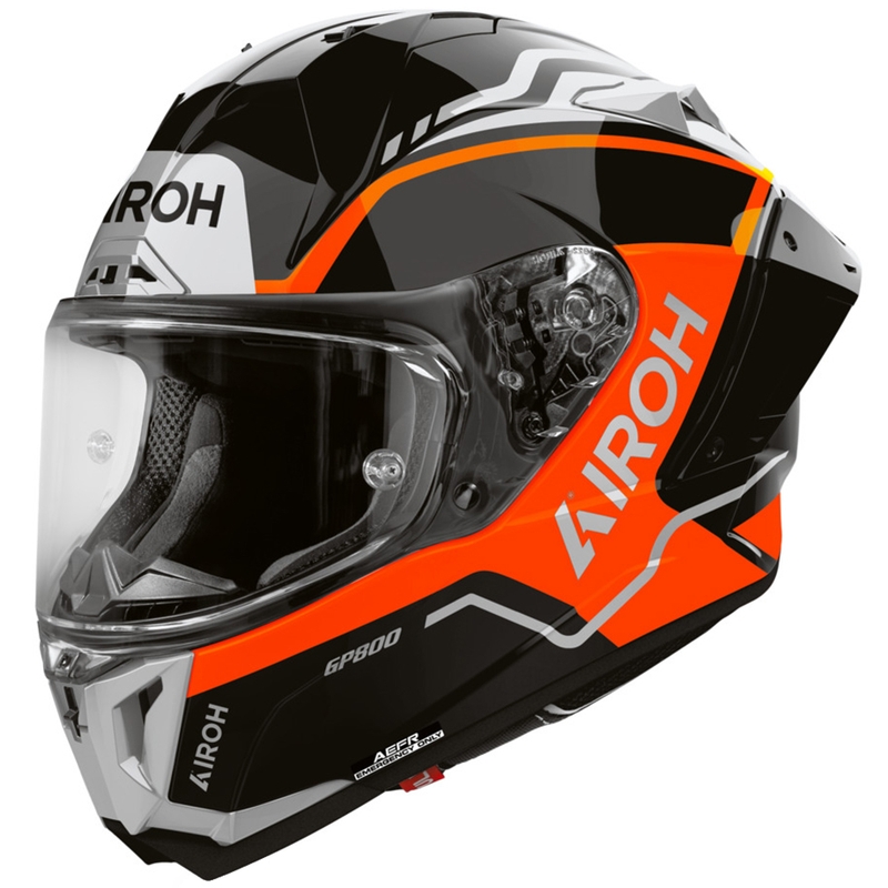 Airoh GP 800 Lane integraal motorhelm fluorescerend oranje