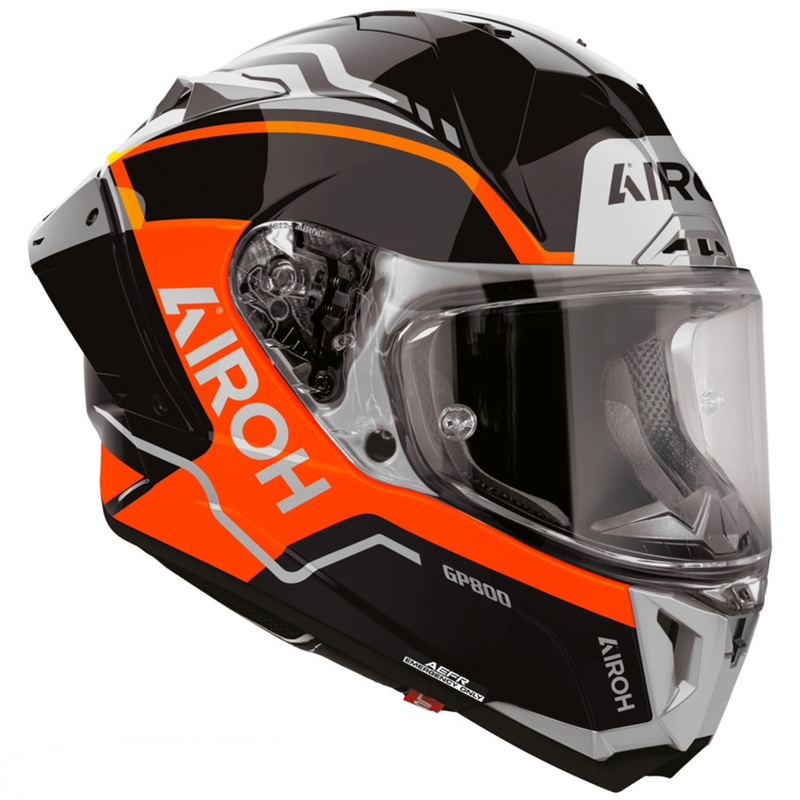 Airoh GP 800 Lane integraal motorhelm fluorescerend oranje