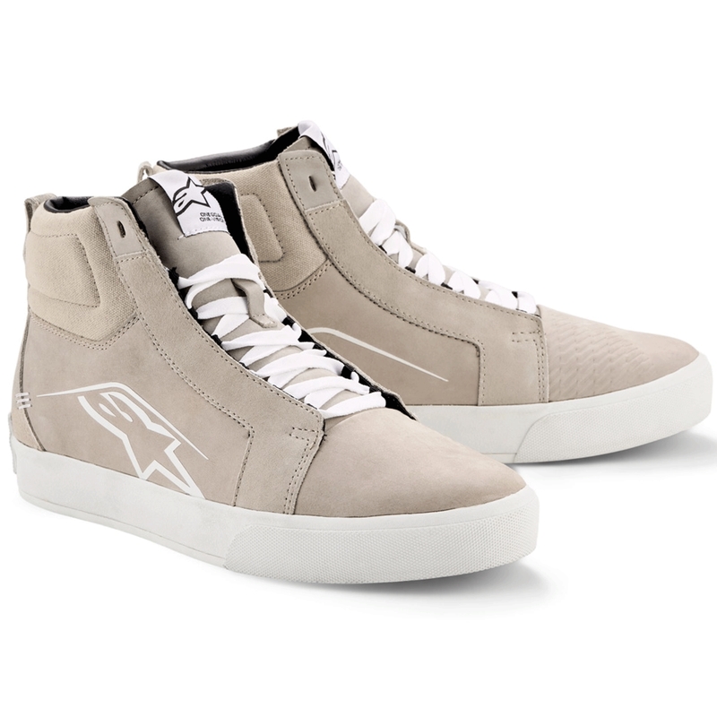 Alpinestars Ride-63 leren motorlaarzen wit