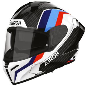 Airoh Matryx Carbon Rank integraalhelm voor motorfietsen, zwart-wit-blauw