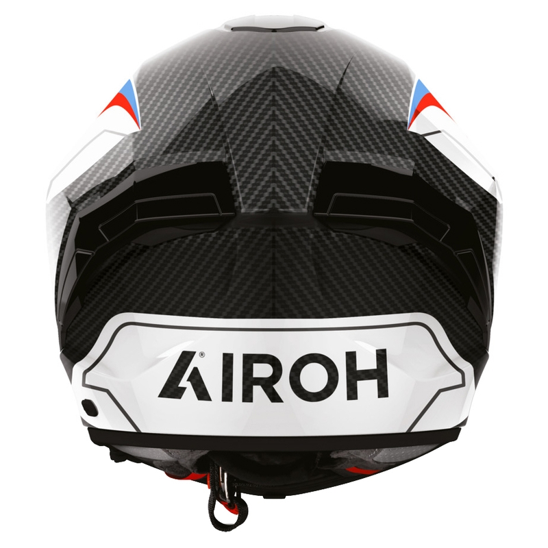 Airoh Matryx Carbon Rank integraalhelm voor motorfietsen, zwart-wit-blauw