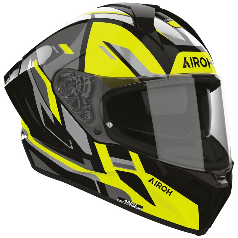 Airoh Matryx Sentry integraal motorhelm geel
