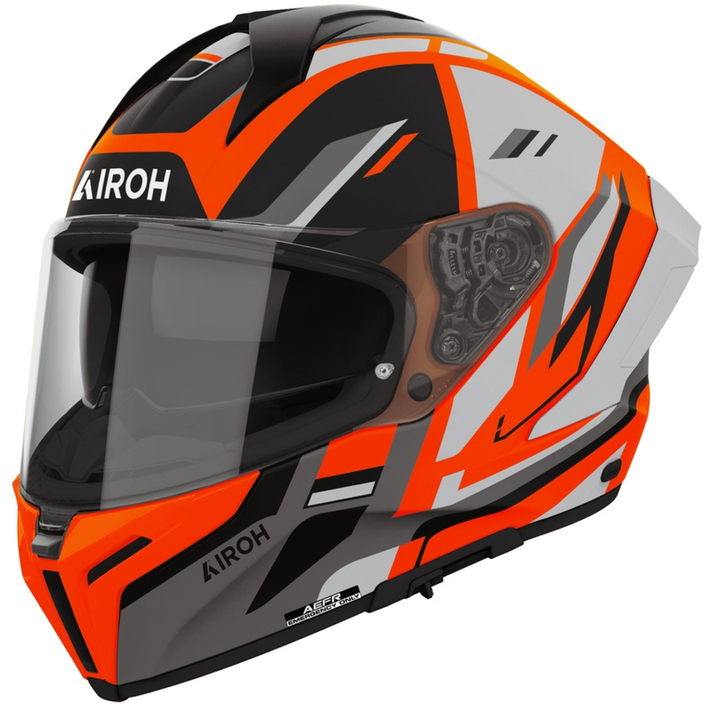 Airoh Matryx Sentry integraalhelm voor motorfietsen, oranje