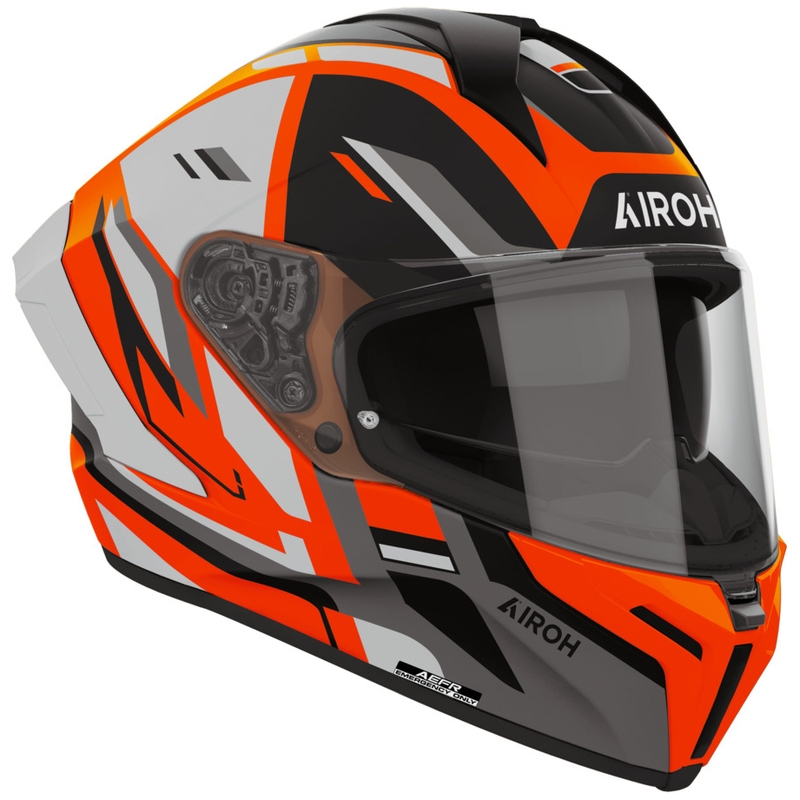 Airoh Matryx Sentry integraalhelm voor motorfietsen, oranje