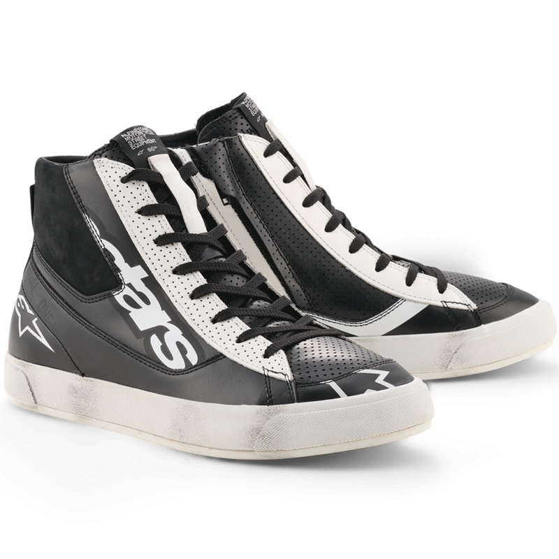 Alpinestars Stated Flair motorlaarzen zwart-wit