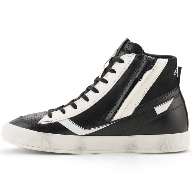 Alpinestars Stated Flair motorlaarzen zwart-wit