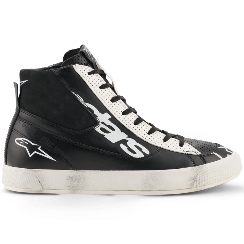 Alpinestars Stated Flair motorlaarzen zwart-wit