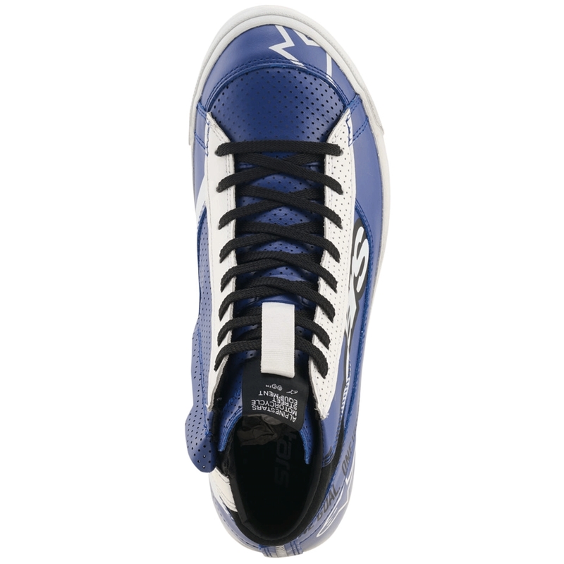 Alpinestars Stated Flair motorlaarzen blauw-wit-zwart