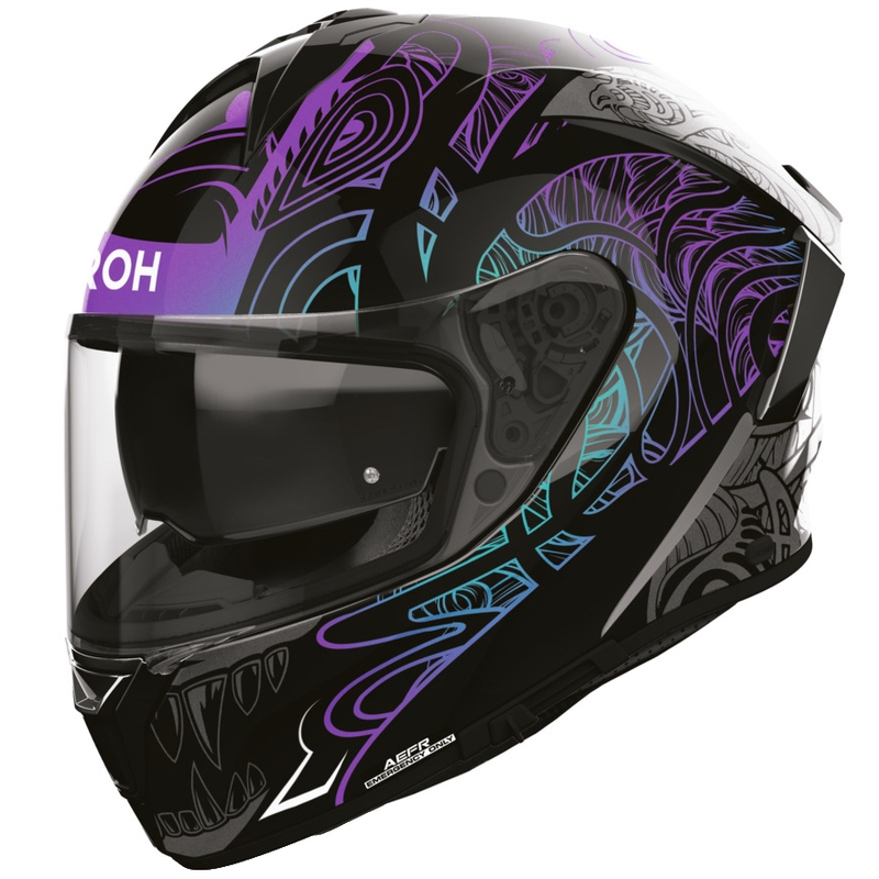 Airoh Spark 2 Silk integraal motorhelm zwart-paars