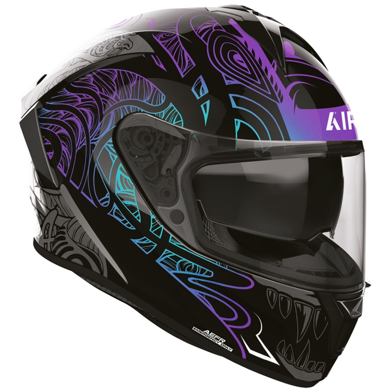 Airoh Spark 2 Silk integraal motorhelm zwart-paars