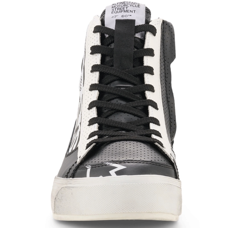 Alpinestars Stella Stated Flair dames motorlaarzen zwart-wit