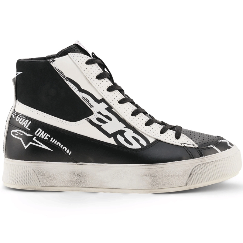Alpinestars Stella Stated Flair dames motorlaarzen zwart-wit