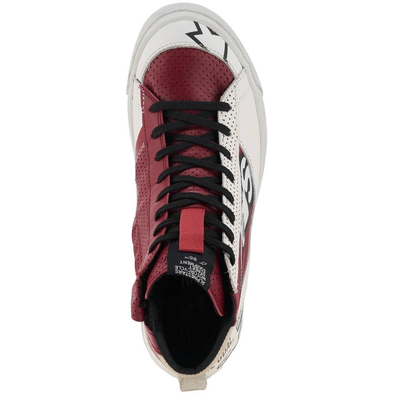 Alpinestars Stella Stated Flair dames motorlaarzen wit-rood