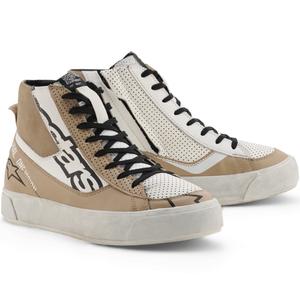 Alpinestars Stella Stated Flair dames motorlaarzen grijs-wit