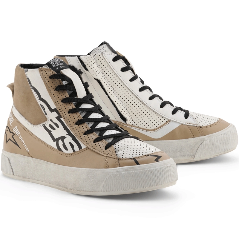 Alpinestars Stella Stated Flair dames motorlaarzen grijs-wit