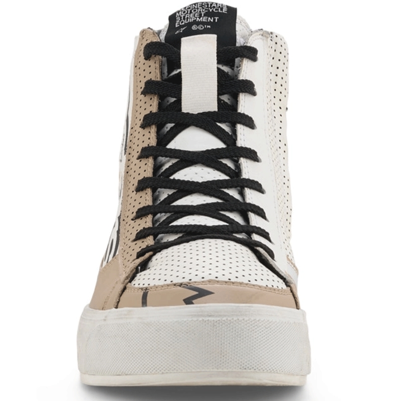 Alpinestars Stella Stated Flair dames motorlaarzen grijs-wit
