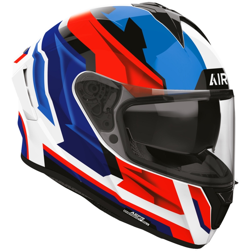 Airoh Spark 2 Blade integraalhelm voor motorfietsen, blauw-rood