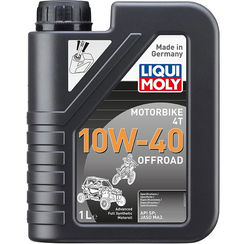 Synthetische motorolie Liqui Moly Motorbike 4T 10W40 Offroad 1 l