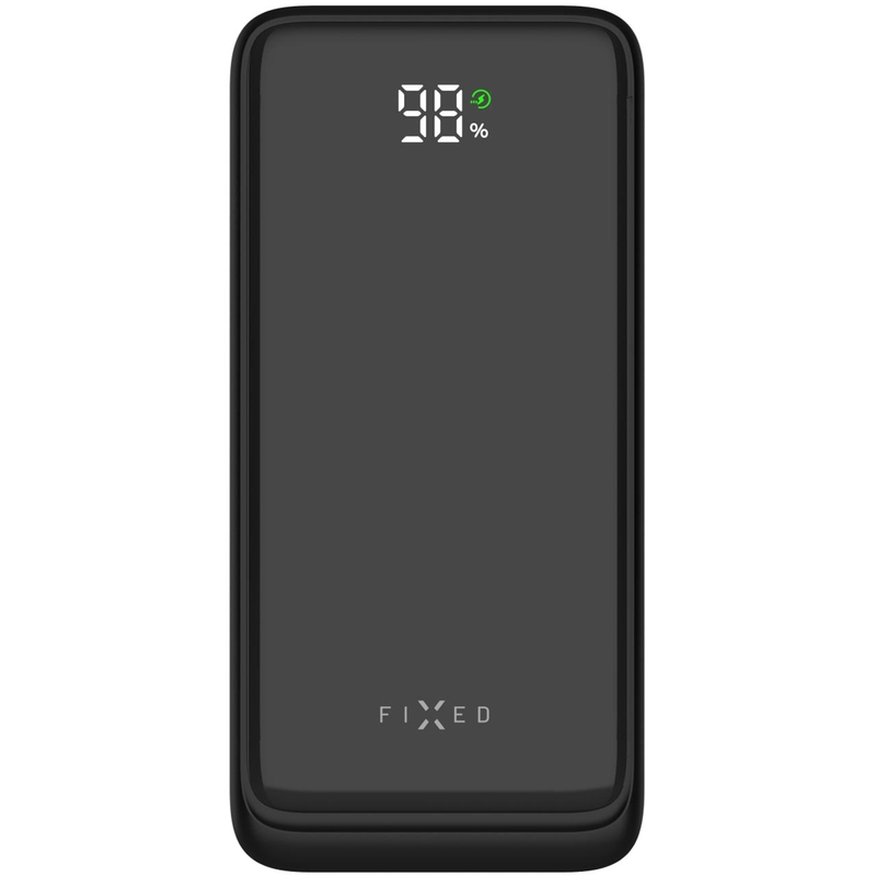Powerbank Fixed Zen2 30 30.000 mAh PD 20 W met LCD-display zwart