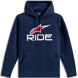 Alpinestars Ride Hoodie 3 blauw-wit-rood