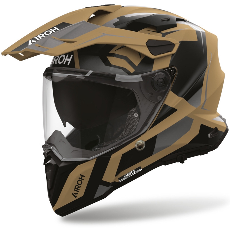 Airoh Commander 2 Polar Enduro motorhelm mat zand