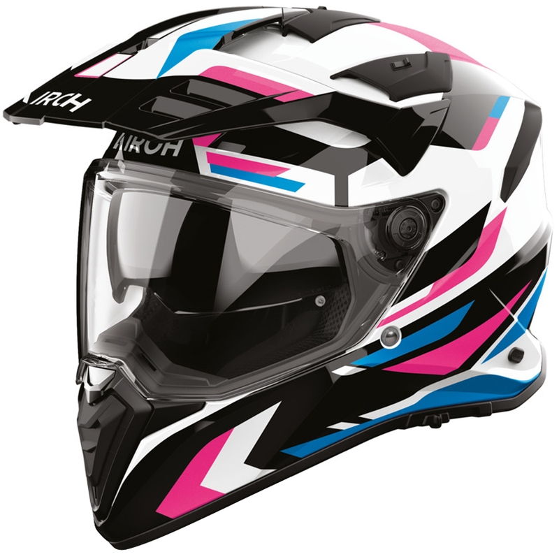 Enduro motorhelm Airoh BADX-X Glitch roze