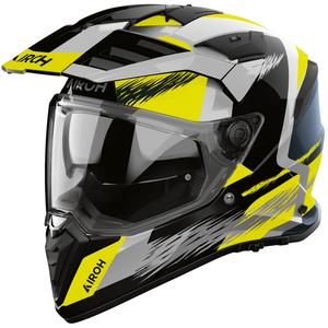 Enduro motorhelm Airoh BADX-X Airspeed geel