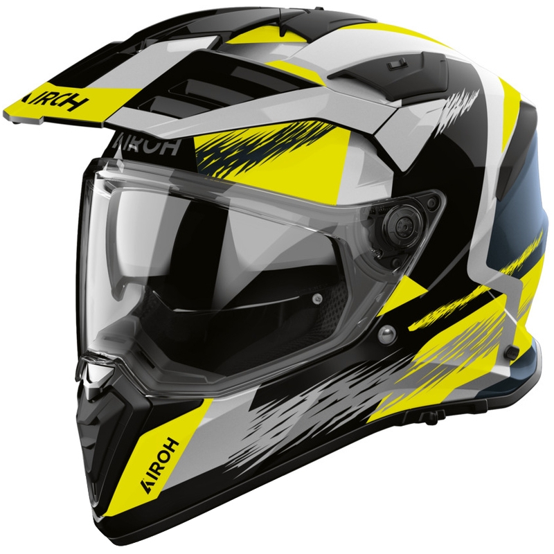 Enduro motorhelm Airoh BADX-X Airspeed geel