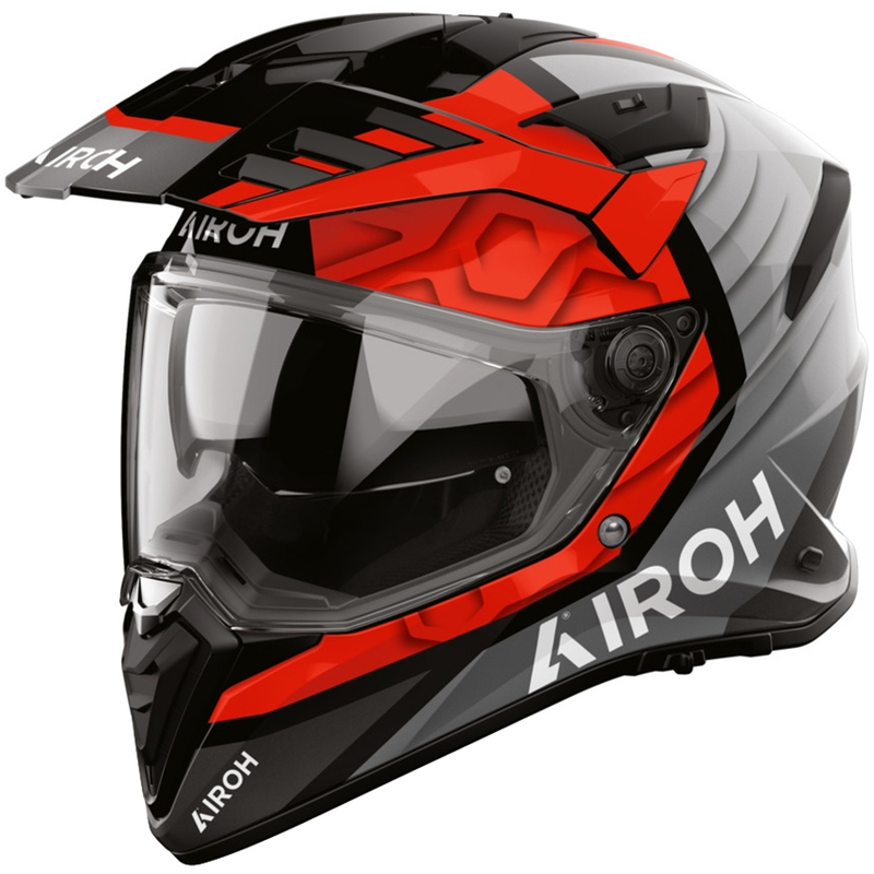 Enduro motorhelm Airoh BADX-X Cube rood