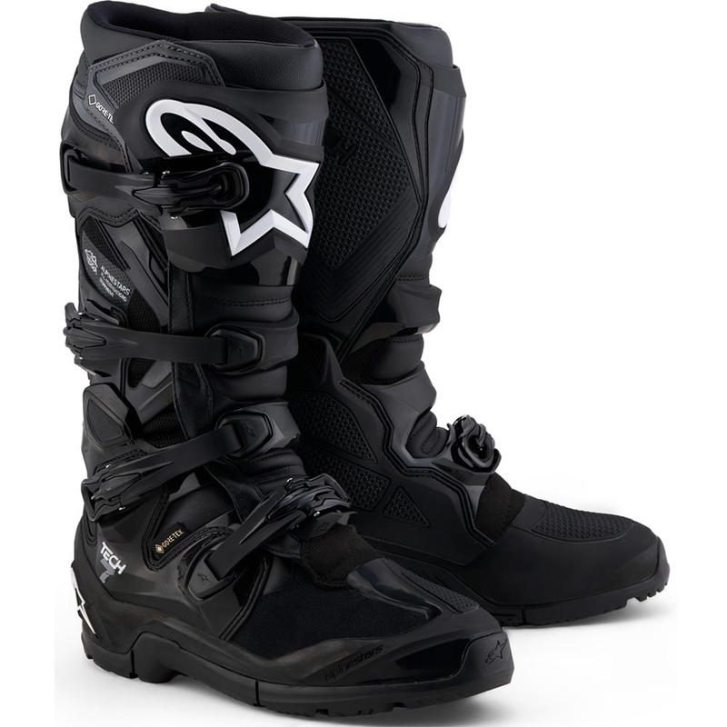 Alpinestars Tech 7 Enduro Gore-Tex® motorlaarzen zwart-donkergrijs