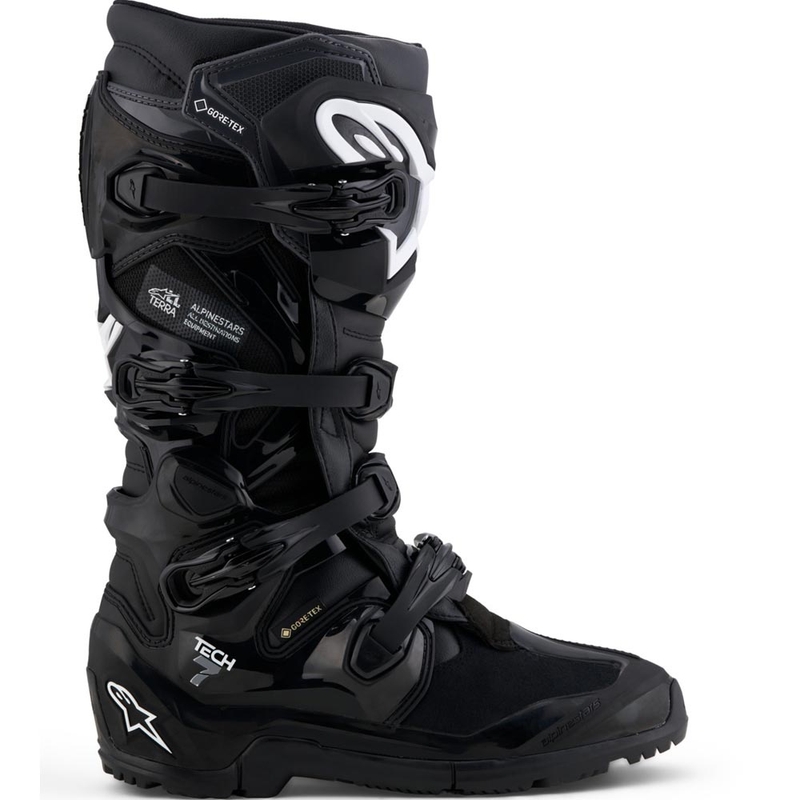 Alpinestars Tech 7 Enduro Gore-Tex® motorlaarzen zwart-donkergrijs